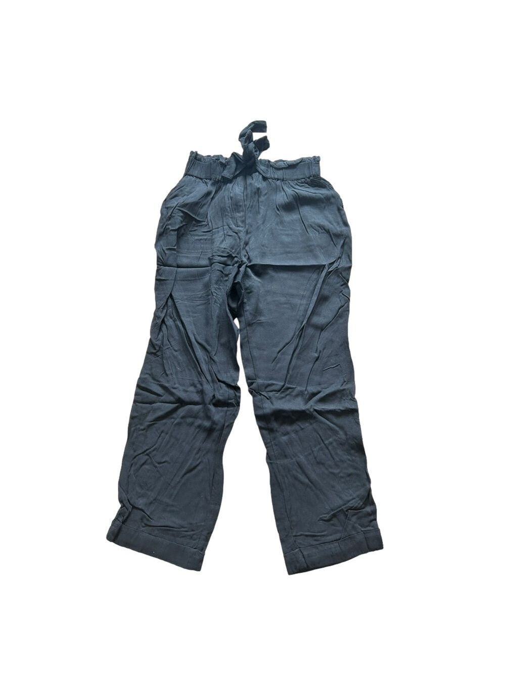 Joe B Joseph Benbasset Black Paper Bag Pants Small